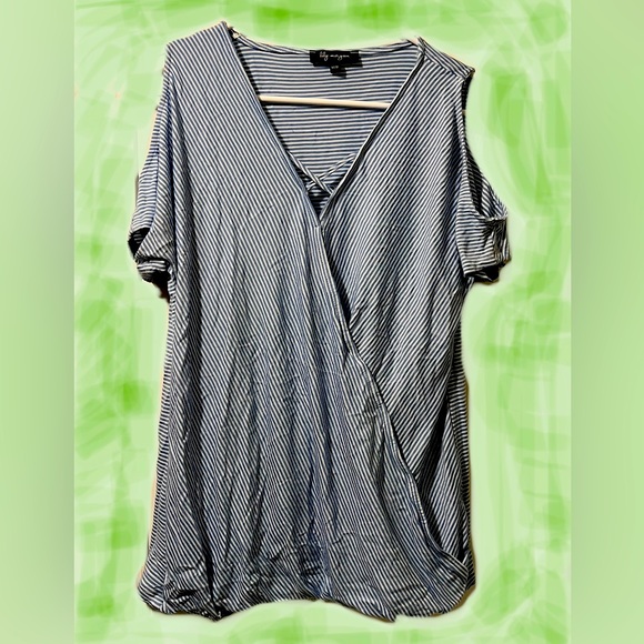 Lilly Morgan striped blouse - Picture 1 of 2